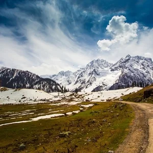 Thumbnail - Snowy mountain view, Sonamarg
